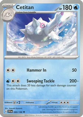 Cetitan from SV01: Scarlet & Violet Base Set