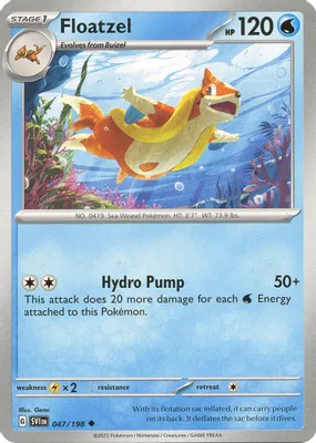 Floatzel from SV01: Scarlet & Violet Base Set