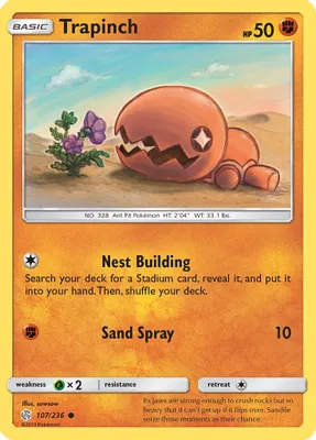 Trapinch - 107/236 from SM - Cosmic Eclipse
