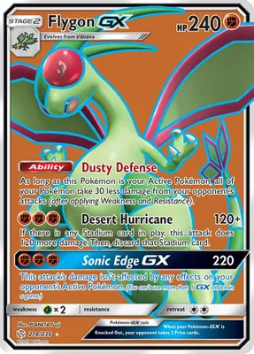 Flygon GX (Full Art) from SM - Cosmic Eclipse
