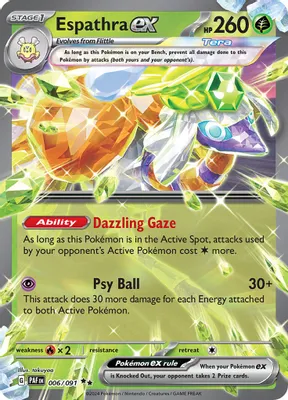 Espathra ex - 006/091 from SV: Paldean Fates