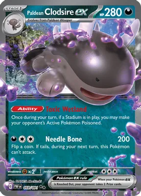 Paldean Clodsire ex - 059/091 from SV: Paldean Fates