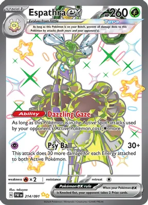 Espathra ex - 214/091 from SV: Paldean Fates