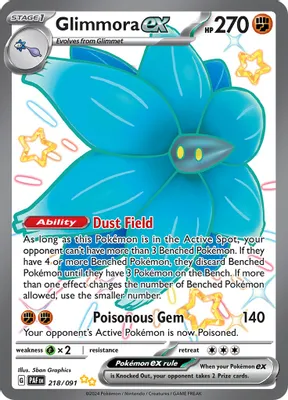 Glimmora ex from SV: Paldean Fates