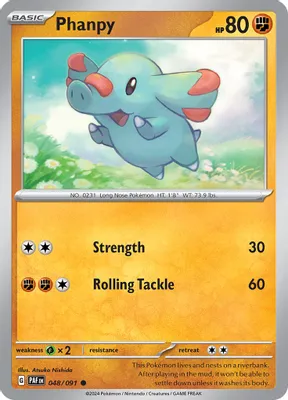 Phanpy from SV: Paldean Fates