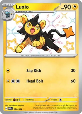 Luxio from SV: Paldean Fates
