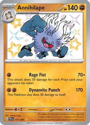 Annihilape - 171/091 from SV: Paldean Fates