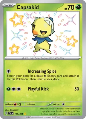 Capsakid from SV: Paldean Fates