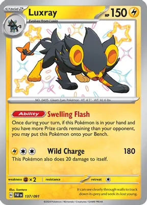 Luxray from SV: Paldean Fates