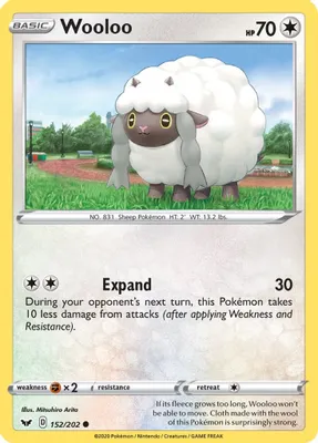 Wooloo (152) from SWSH01: Sword & Shield Base Set