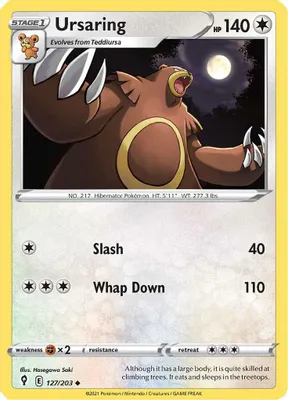 Ursaring from SWSH07: Evolving Skies