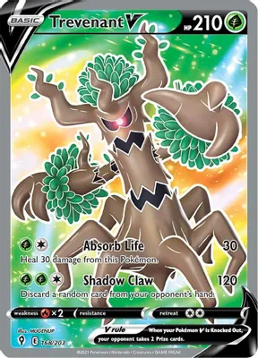 Trevenant V (Full Art) from SWSH07: Evolving Skies