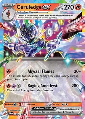 Ceruledge ex from SV08: Surging Sparks