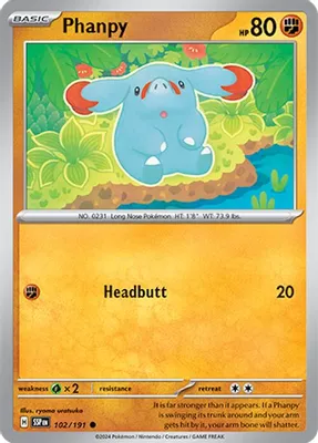 Phanpy - 102/191 from SV08: Surging Sparks