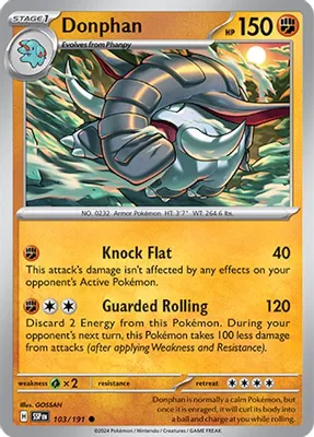 Donphan from SV08: Surging Sparks