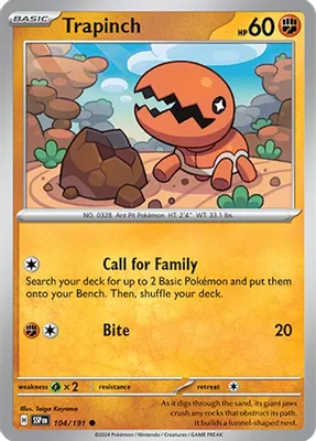 Trapinch from SV08: Surging Sparks