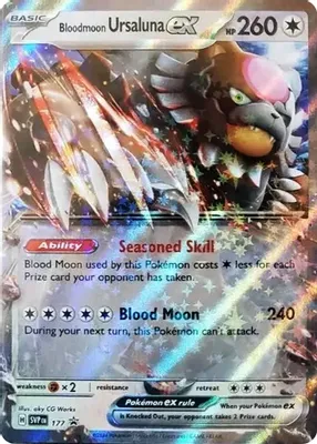 Bloodmoon Ursaluna ex - 177 from SV: Scarlet & Violet Promo Cards