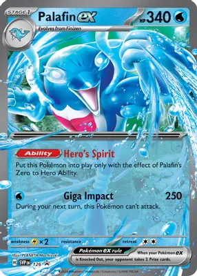 Palafin ex - 126 from SV: Scarlet & Violet Promo Cards