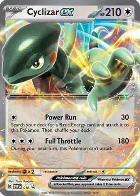 Cyclizar ex - 018 from SV: Scarlet & Violet Promo Cards