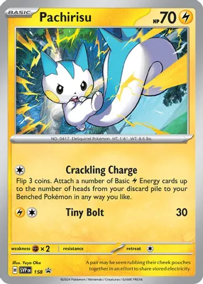 Pachirisu - 158 from SV: Scarlet & Violet Promo Cards