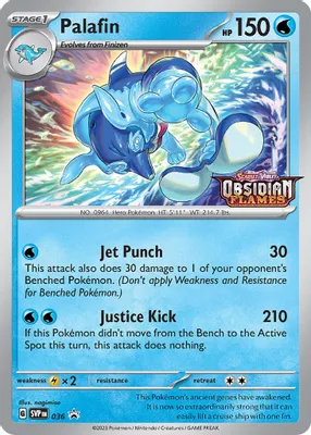 Palafin - 036 (Prerelease) from SV: Scarlet & Violet Promo Cards