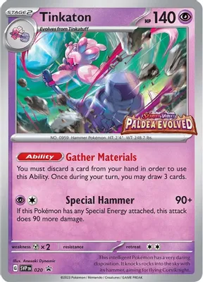 Tinkaton - 020 (Prerelease) from SV: Scarlet & Violet Promo Cards