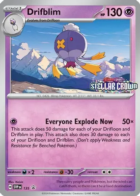 Drifblim - 135 from SV: Scarlet & Violet Promo Cards