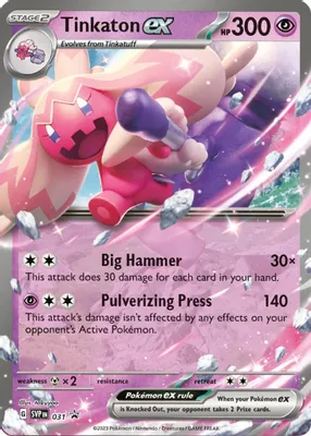 Tinkaton ex - 031 from SV: Scarlet & Violet Promo Cards