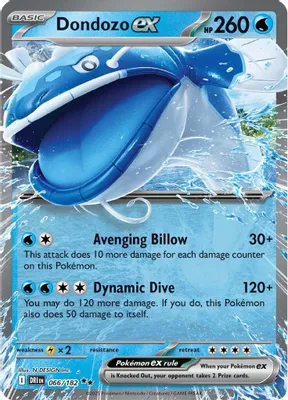Dondozo ex - 066/182 from SV10: Destined Rivals