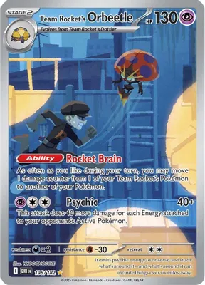 Team Rocket's Orbeetle - 198/182 from SV10: Destined Rivals