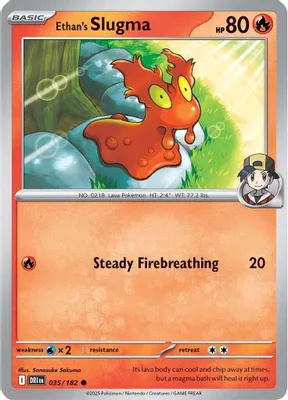 Ethan's Slugma from SV10: Destined Rivals