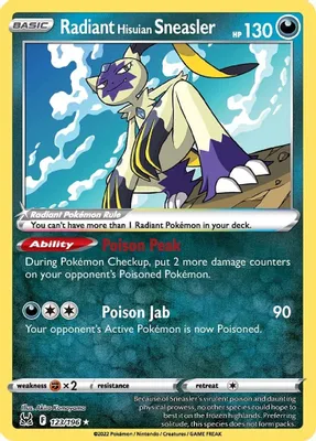 Radiant Hisuian Sneasler from SWSH11: Lost Origin