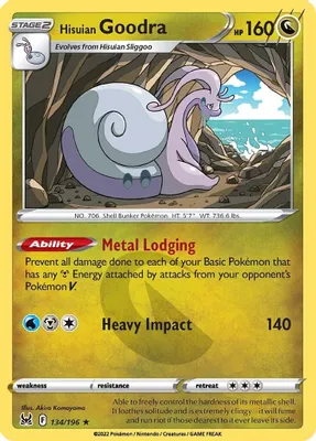 Hisuian Goodra from SWSH11: Lost Origin