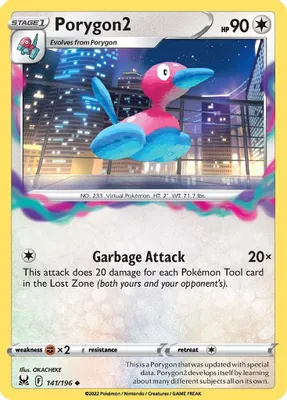 Porygon2 from SWSH11: Lost Origin