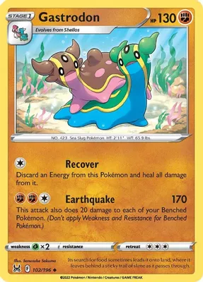 Gastrodon from SWSH11: Lost Origin