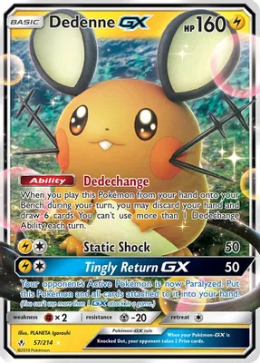Dedenne GX from SM - Unbroken Bonds
