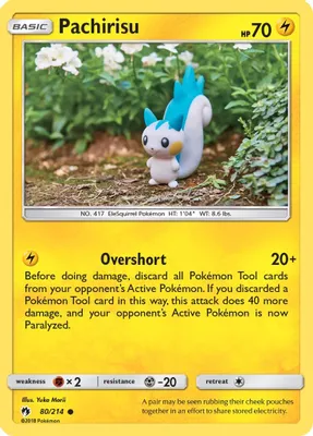 Pachirisu from SM - Lost Thunder