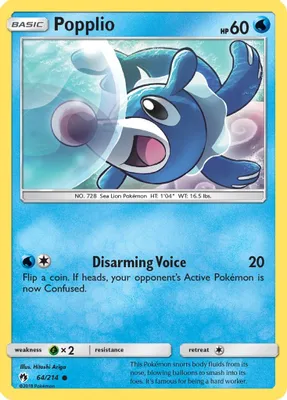 Popplio (64) from SM - Lost Thunder