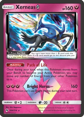 Xerneas Prism Star from SM - Lost Thunder
