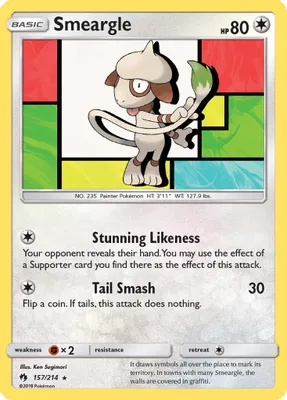 Smeargle from SM - Lost Thunder