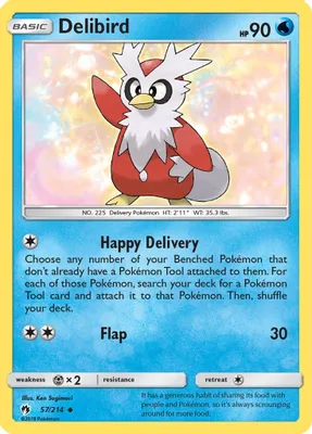 Delibird from SM - Lost Thunder
