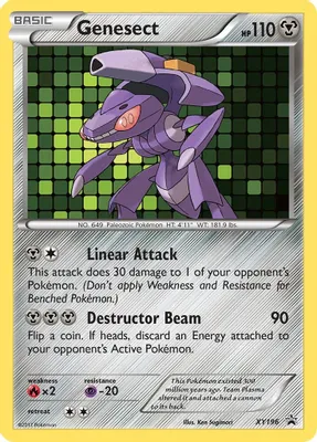 Genesect - XY196 from XY Promos