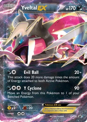 Yveltal EX - XY150 (Shiny) from XY Promos