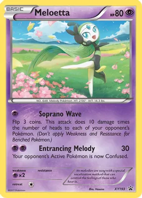 Meloetta - XY193 from XY Promos