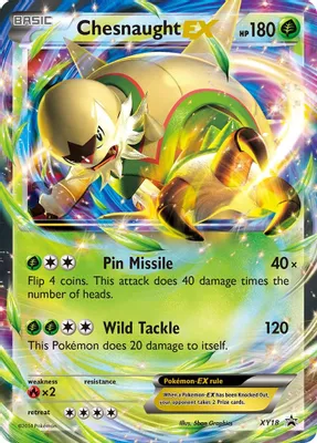 Chesnaught EX - XY18 from XY Promos