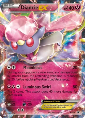 Diancie EX - XY43 from XY Promos