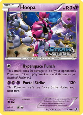 Hoopa (XY Steam Siege Prerelease) from XY Promos