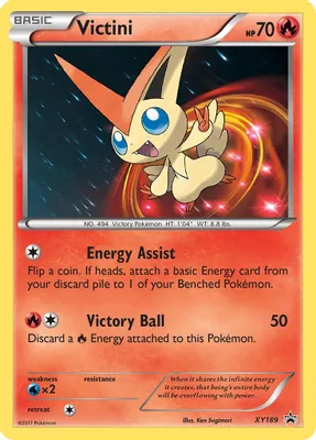 Victini - XY189 from XY Promos