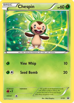 Chespin - XY01 from XY Promos