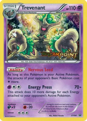 Trevenant (Prerelease) from XY Promos
